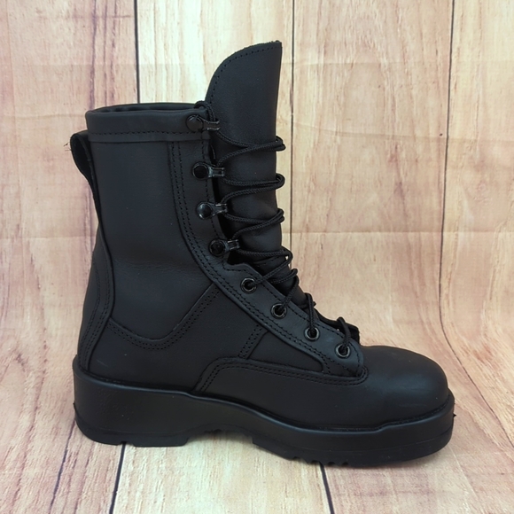 US NAVY *SINGLE*LEFT* Black Leather Flight Deck Boot Men's 4R/Women's 6R - Picture 8 of 8